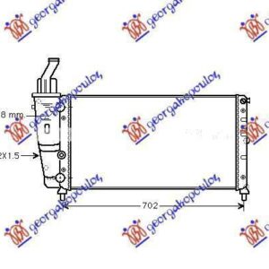 038106370 Fiat Punto GT 1996-1999 | Ψυγείο Νερού