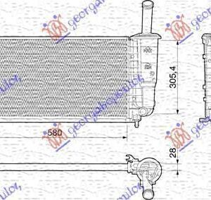 038906310 Fiat Punto 2003-2011 | Ψυγείο Νερού