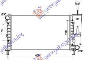 038906330 Fiat Punto 2003-2011 | Ψυγείο Νερού