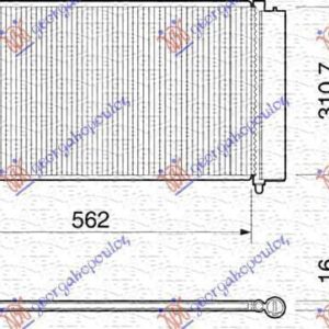 044206400 Fiat Idea 2004-2010 | Ψυγείο A/C