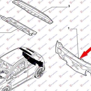 290002050 Fiat Punto Evo 2009-2012 | Ποδιά Πίσω