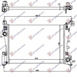 290006300 Fiat Punto Evo 2009-2012 | Ψυγείο Νερού Βενζίνη