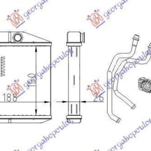 290106500 Fiat Punto 2012- | Ψυγείο Καλοριφέρ