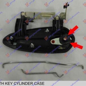 290007841 Fiat Punto Evo 2009-2012 | Χερούλι Πόρτας Εξωτερικό Δεξιό