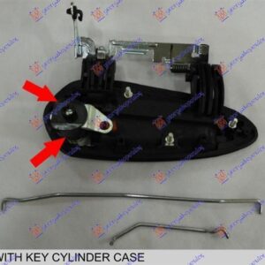 290007852 Fiat Punto Evo 2009-2012 | Χερούλι Πόρτας Εξωτερικό Αριστερό