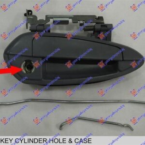 290007853 Fiat Punto Evo 2009-2012 | Χερούλι Πόρτας Εξωτερικό Δεξιό