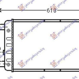 043406305 Fiat Seicento 1998-2001 | Ψυγείο Νερού