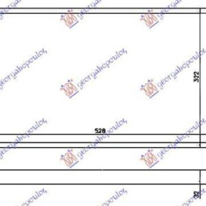 039806300 Seat Toledo 1991-1995 | Ψυγείο Νερού Βενζίνη/Πετρέλαιο