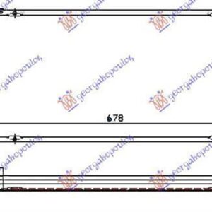 034006320 Seat Toledo 1995-1999 | Ψυγείο Νερού Βενζίνη/Πετρέλαιο