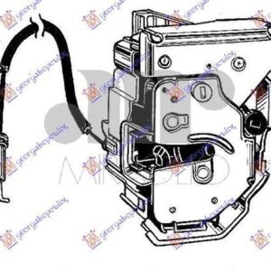 039907222 Lancia Delta 2008-2014 | Κλειδαριά Πόρτας Πίσω Αριστερή