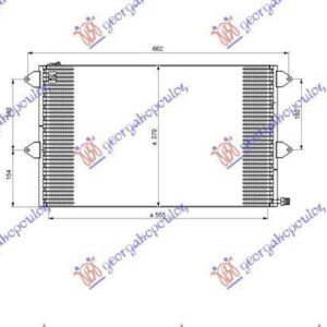 063806400 VW Caddy Van 1996-2004 | Ψυγείο A/C