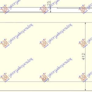 042106210 Ford Galaxy 1995-2006 | Ψυγείο Intercooler