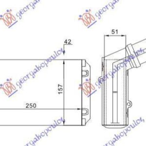 042106500 Ford Galaxy 1995-2006 | Ψυγείο Καλοριφέρ