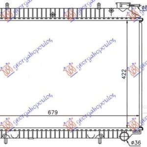 042406300 Nissan Serena 1992-2001 | Ψυγείο Νερού