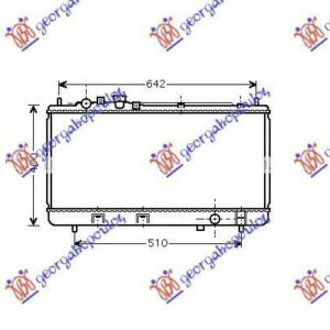 043206310 Mazda 323 Sedan 1998-2003 | Ψυγείο Νερού