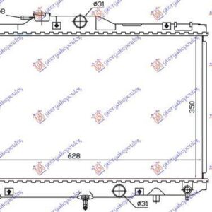 043606310 Toyota Corolla 2000-2002 | Ψυγείο Νερού