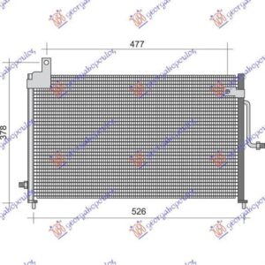 043706400 Daewoo Matiz 2000-2005 | Ψυγείο A/C