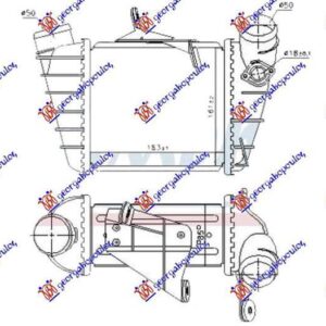 017806230 VW Polo 2002-2005 | Ψυγείο Intercooler