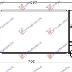 044406355 Toyota Corolla Hachtback/Liftback 2004-2006 | Ψυγείο Νερού