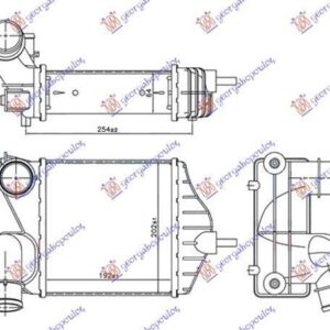 033606210 Lancia Musa 2003-2013 | Ψυγείο Intercooler