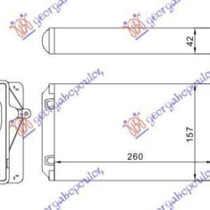 046406500-2 Renault Scenic 1999-2003 | Ψυγείο Καλοριφέρ