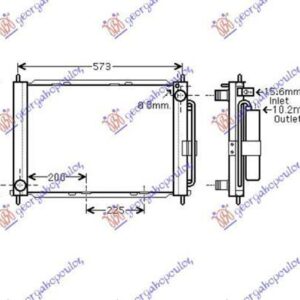 046306310 Renault Twingo 2007-2012 | Ψυγείο Νερού & A/C