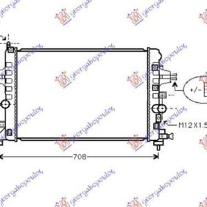 047106310 Opel Astra 2004-2010 | Ψυγείο Νερού