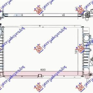 026706355 Opel Zafira 2005-2012 | Ψυγείο Νερού