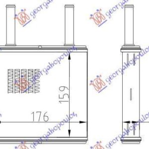 047506500 Opel Corsa 1985-1990 | Ψυγείο Καλοριφέρ