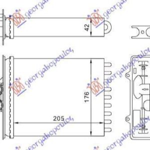 048506500 Opel Vectra 1996-1998 | Ψυγείο Καλοριφέρ