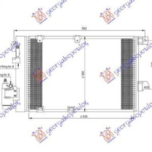 013706400 Opel Zafira 1999-2005 | Ψυγείο A/C