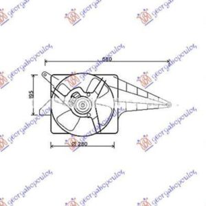 049406450 Opel Corsa 1997-2000 | Βεντιλατέρ