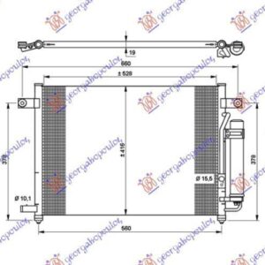 049506410 Daewoo Kalos Sedan/Liftback 2002-2005 | Ψυγείο A/C