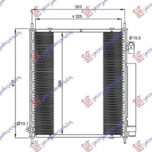 049906400 Honda Jazz 2001-2008 | Ψυγείο A/C