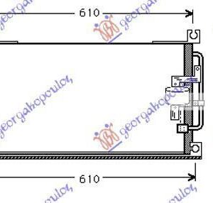 030306410 Mitsubishi L 200 1999-2001 | Ψυγείο A/C Βενζίνη/Πετρέλαιο