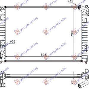 050706310 Mini Cooper 2002-2006 | Ψυγείο Νερού