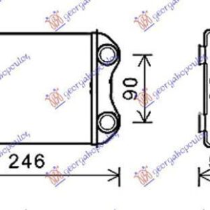 698006500 Mini Cabrio 2004-2008 | Ψυγείο Καλοριφέρ