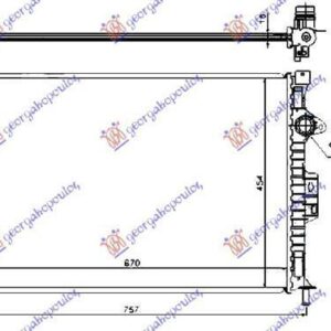 851106315 Volvo V70 2013- | Ψυγείο Νερού Βενζίνη/Diesel