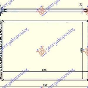 053706320 Land Rover Freelander 2007-2014 | Ψυγείο Νερού Βενζίνη/Πετρέλαιο