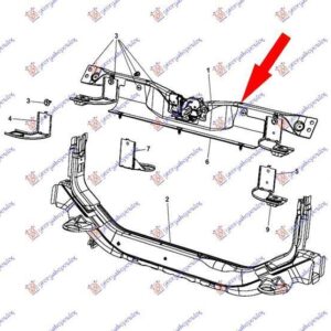 051200200 Jeep Compass 2007-2011 | Ποδιά Εμπρός