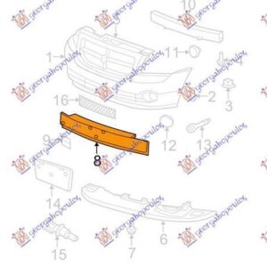 051204900 Jeep Compass 2007-2011 | Αντιθορυβικό Προφυλακτήρα Εμπρός