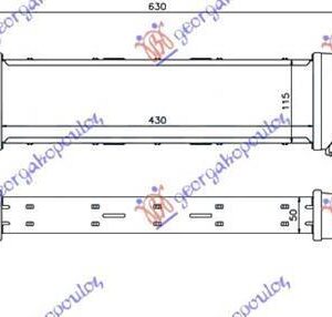 018106200 Mercedes-Benz CLK 1997-2002 | Ψυγείο Intercooler