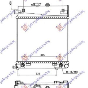 051606300 Mercedes-Benz C-Class 1993-1999 | Ψυγείο Νερού