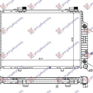 018106320 Mercedes-Benz CLK 1997-2002 | Ψυγείο Νερού Βενζίνη