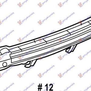 051703850 Chevrolet Captiva 2007-2012 | Τραβέρσα Προφυλακτήρα Πίσω