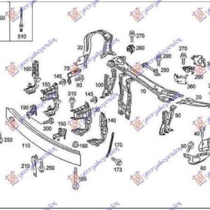 045000277 Mercedes-Benz C-Class 2003-2007 | Φανοστάτης Εμπρός Αριστερός