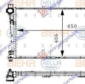 052106325 Mercedes-Benz CLC-Class 2001-2008 | Ψυγείο Νερού Βενζίνη/Πετρέλαιο