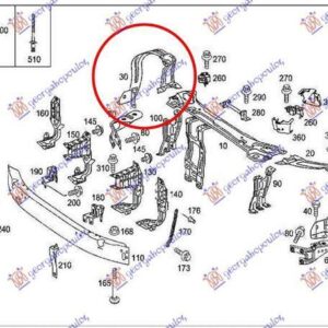 052100471 Mercedes-Benz CLC-Class 2001-2008 | Φανοστάτης Εμπρός Δεξιός