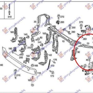 052100472 Mercedes-Benz CLC-Class 2001-2008 | Φανοστάτης Εμπρός Αριστερός