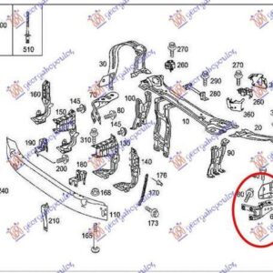 052104282 Mercedes-Benz CLC-Class 2001-2008 | Βάση Προφυλακτήρα Εμπρός Αριστερή